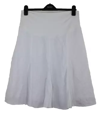 Womens Size 12 Blooming Marvellous Maternity White Linen Skirt • £4