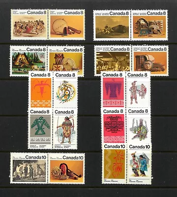 Native Of Canada _ Complete Issues _ From 1972 _ MNH • $1.50