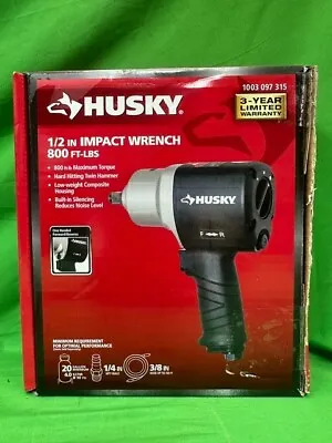 Husky Air Impact Wrench 1/2  (H4480) 800 Ft./lbs. Of Torque Hammer (e24) • $40