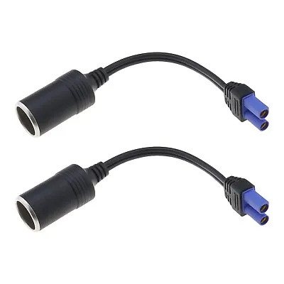 2x Car Emergency Start Power EC5 Plug To Cigarette Lighter Port Adapter Cable • £10.16