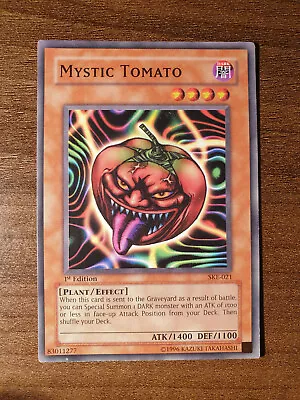 Yu-Gi-Oh Mystic Tomato 1st Edition SKE-021 NM-MT • £5