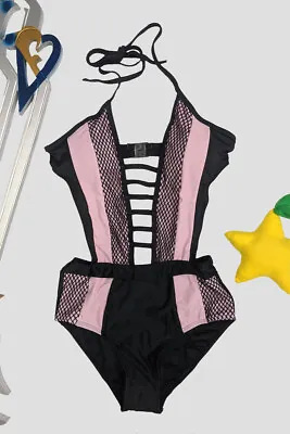 Kingdom Hearts III 3 Kairi Cosplay Monokini Swimsuit Swimwear Womens Pink Black • $34.99