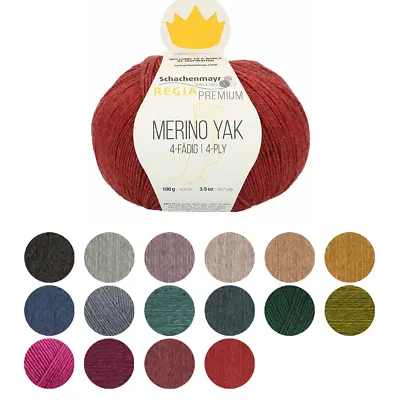 Regia Knitting Wool Yarn Premium Merino Yak 4Ply Fingering Sock Crochet • $16.40