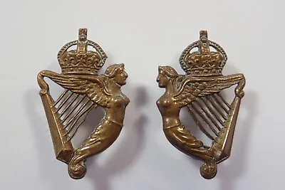 £25 • Buy 8th Kings Royal Irish Hussars Original G/m Collar Badges.