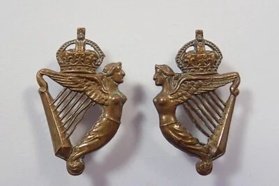 £25 • Buy 8th Kings Royal Irish Hussars Original G/m Collar Badges.