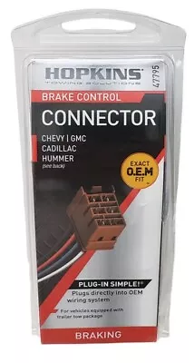 Hopkins Towing Solution 47795 Trailer Brake Control Quick Install Harness New • $11.69