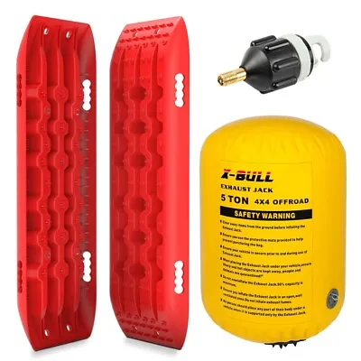 X-BULL Exhaust Jack Air Bag Jack Recovery Tracks BoardsTruck Recovery Kit • $199