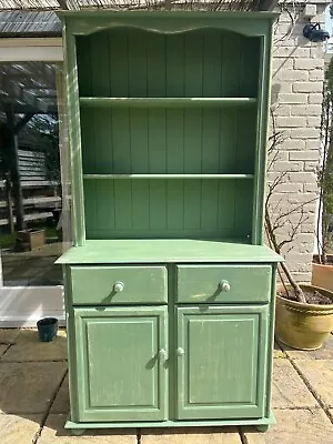 Farmhouse Pine Dresser Painted Green • £60