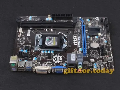 MSI H81M-P33 LGA 1150 Intel H81 DDR3 DVI VGA USB3.0 MATX Motherboard With I/O • $65.99