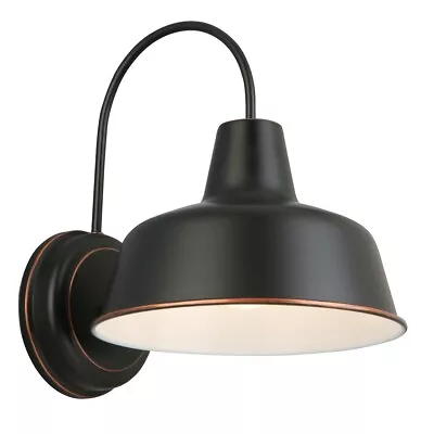 Mason Indoor/Outdoor Wall Light In Oil Rubbed Bronze 10-Inch • $47.76