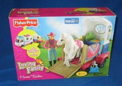 VHTF Fisher Price Loving Family Horse Trailer Walmart Exclusive  • $88