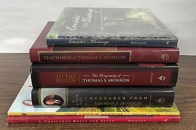 Lot Of 6 Books Authored And Signed By Thomas S. Monson-(Mormon) • $50