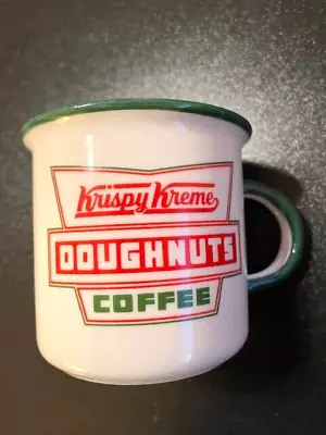 Krispy Kreme  Doughnuts Hard To Find Camping & Logo Coffee Mug 2019 • $3.99