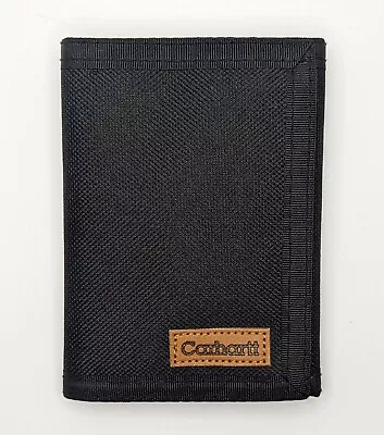 Men's Black Carhartt 600 Denier Nylon Trifold Wallet-Pre Owned/Never Used • $14.95