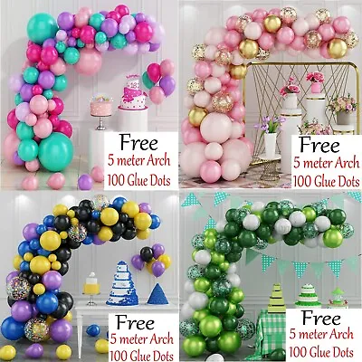 Balloon Arch Kit +Balloons Garland Birthday Wedding Party Baby Shower Decor UK 2 • £9.99