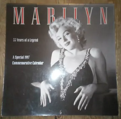 Marilyn Monroe 1997 Commemorative Calendar Used Rare • £5