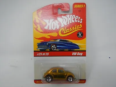 Hot Wheels Classics Series 1 VW Bug Gold Variant • $18.99