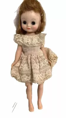 Vintage Betsy McCall Doll In Birthday Party Dress American Character 8” • $39.99