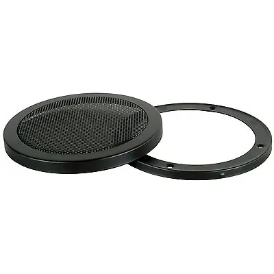 12  UNIVERSAL 2-PIECE STEEL / METAL MESH SPEAKER GRILL With RING #MGR12 • $10.95