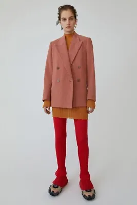 ACNE Studios Pink Corduroy Blazer Size 8UK • £245