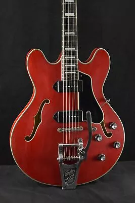 Eastman T64/V-RD Thinline Bigsby Antique Varnish Red Finish • $2199