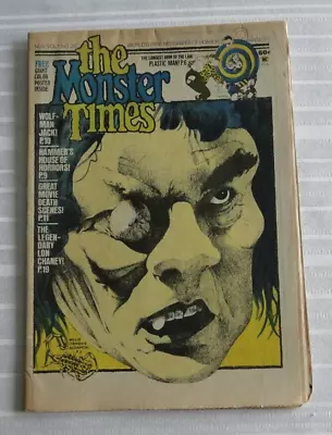 Vintage Pulp Magazine The Monster Times 1973 Vol 1 #28 Wolf-Man Jack         147 • $16