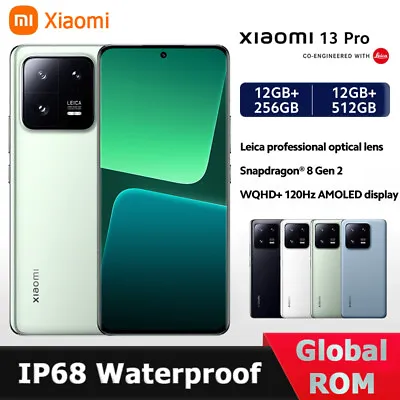 Xiaomi 13 Pro Global ROM Snapdragon 8 Gen 2 IP68 Phone 120Hz 8+256GB 120W Charge • £746.36