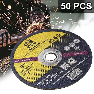 50x 125mm Angle Grinder 5  Cutting Blades Discs Thin Cut Off Wheels Metal Steel • $35.52