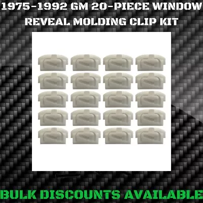 $15.96 • Buy 1975-1988 G BODY Chevrolet Pontiac Oldsmobile Glass Molding Trim Reveal Clips