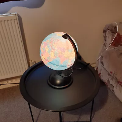 Rotating LED Light Up World Globe (Night Light/Study Light) • £7.07