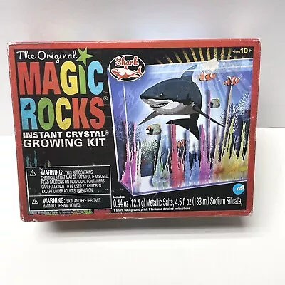 Original Magic Rocks Deluxe Rock Instant Growing Kit Science Toy Shark Theme NEW • $14.39