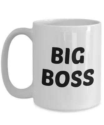 Big Boss Coffee Mug - Funny Tea Hot Cocoa Coffee Cup - Novelty Birthday... • $21.95