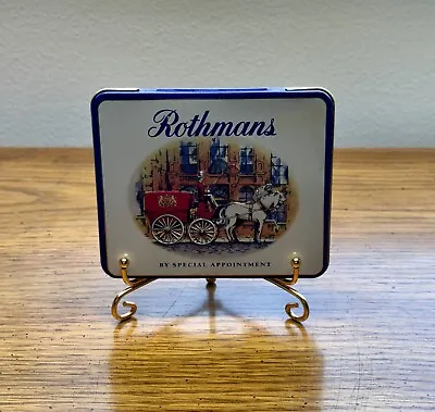 Vintage ROTHMAN’S King Size ‘By Special Appointment’ Cigarette Tin • $14.95