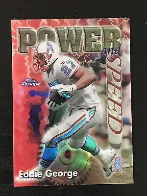 1998 Topps Chrome Seasons Best Refractor #5 - Eddie George • $7.49