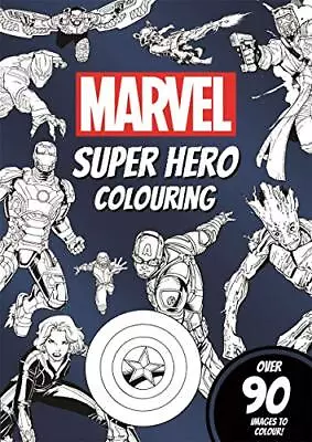 Marvel Super Hero Colouring By Books Igloo Book The Cheap Fast Free Post • £3.49