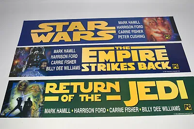 1996 STAR WARS Back Lit Marquee Posters IV V & VI Movies Hope Emipre & Return • $272.95