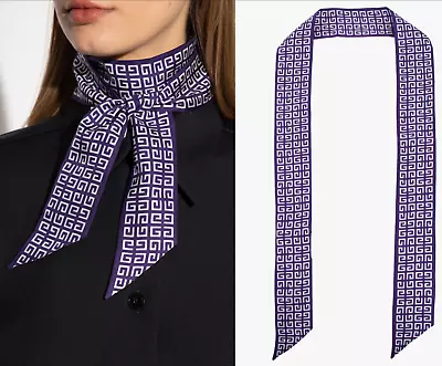 Givenchy Silk Twill Scarf Mufflers Stole Cloth Neckerchief Scarf Bandana • $170.01