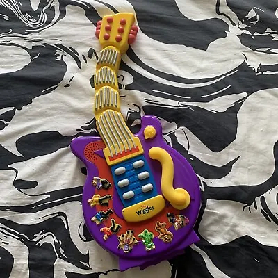The Wiggles WIGGLY GUITAR - Working - 43cm Tall - Spin Master (2004) • $15