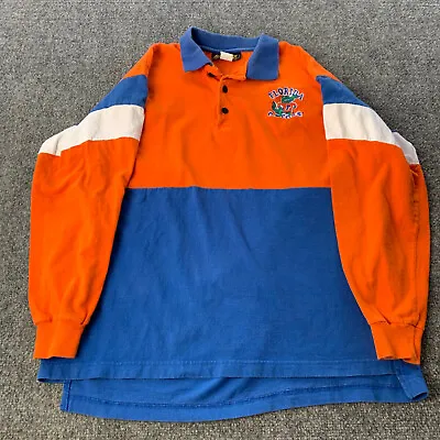 Vintage Florida Gators Mens Polo Shirt Hummer Sportswear Orange Made USA Size M • $17.77