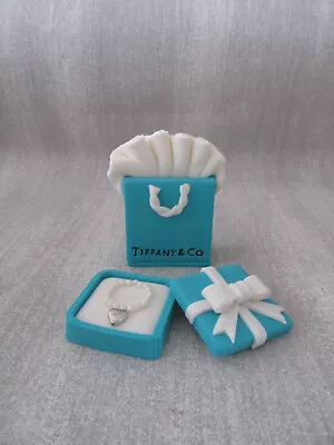 Edible Handmade Bag Fondant Cake Topper Sugar Paste Decoration • £22.99