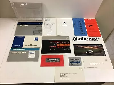 1987 Mercedes Benz 300D Turbo Model 124 D Owners Manual Set W/ Plastic Case • $175