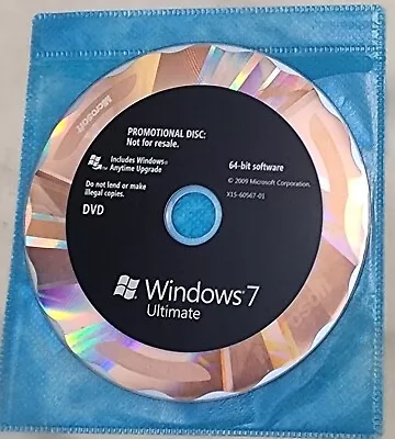 Window 7 Ultimate 64-bit • $160