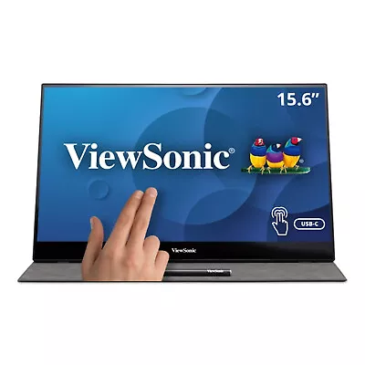 ViewSonic 15.6 Inch 1080p Portable Monitor TD1655 IPS Touchscreen (CR) • $172.99