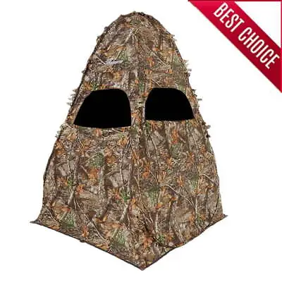 Outhouse Mossy Oak Camouflage 4 Zippered Window Openings Durable Woven Fabric • $92.82