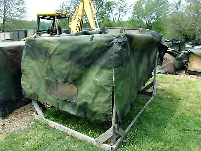 Military Surplus Cargo Cover Vehicle 2 Man Crew Truck  M998 Hmmwv-bad Zips- Fair • $175