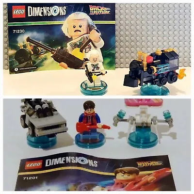 $79.95 • Buy LEGO Dimensions Back To The Future Bundle 71201 & 71230 Both Complete.