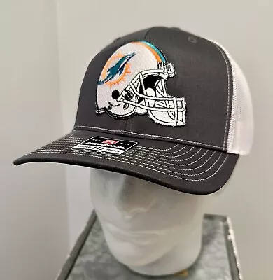 Miami Dolphins Custom Gray & White Richardson 112 Hat • $23.89