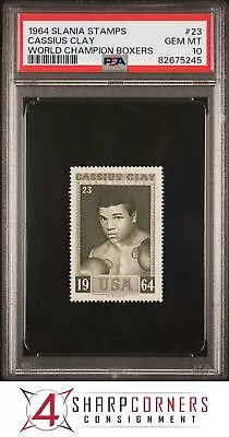 1964 Slania Stamps Champion Boxers Cassius Clay-muhammad Ali Psa 10 • $116.63