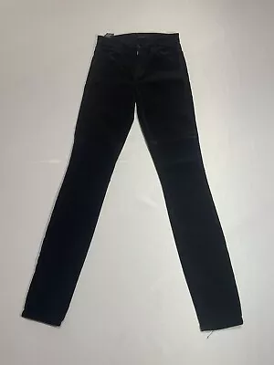 J Brand Maria High Rise Skinny Jeans In Velvet Black Size 24 • $23.99