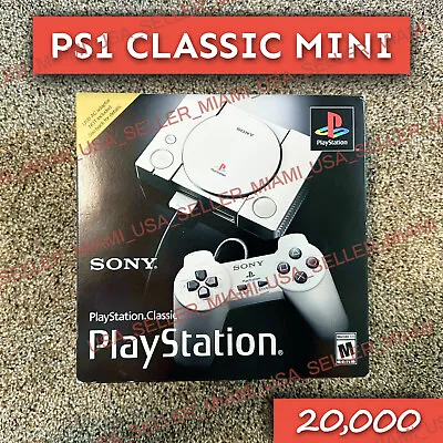 Sony PlayStation Classic Mini 2018 Edition HDMI Video Console PS1 20000 Games • $239.95